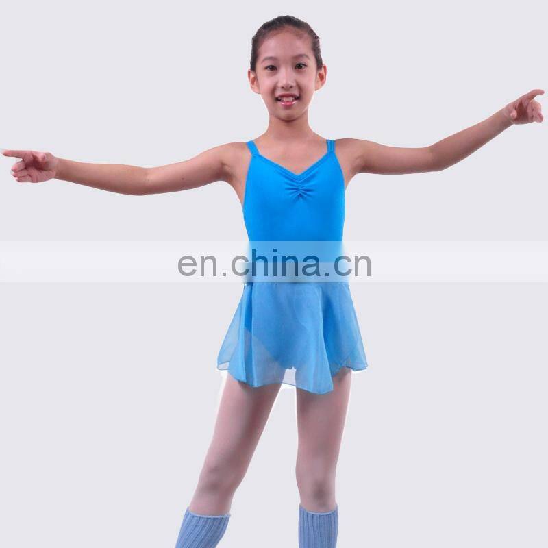 111024501 Children Chiffon Ballet Dance Wrap Skirt
