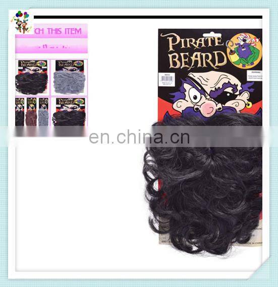 Fancy Dress Captain Caribbean Pirate Long Wavy Synthetic Fake Beard HPC-0367