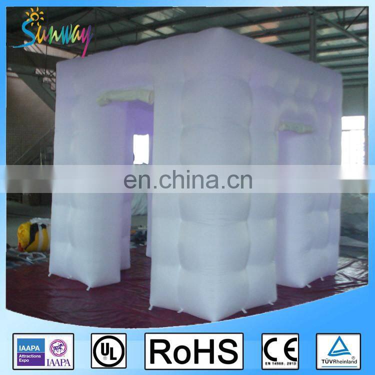 Inflatable Spray Booth , Shopping Mall Inflatable Photo Booth Enclosure Tent