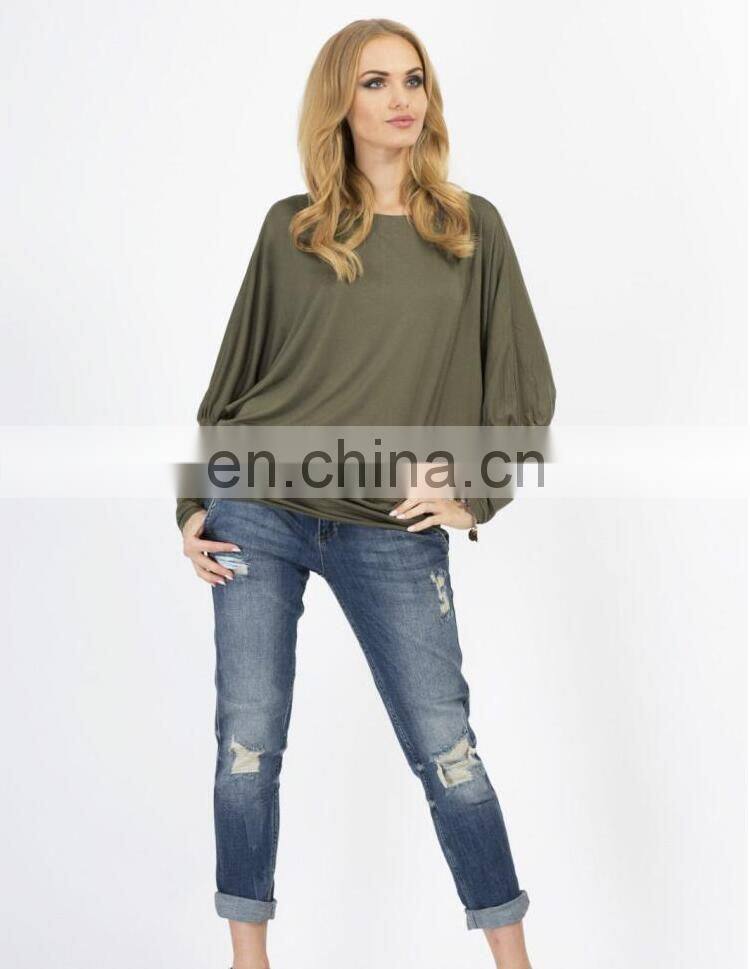 plus size women's clothing cotton long sleeve t-shirt collar and amazing t shirt