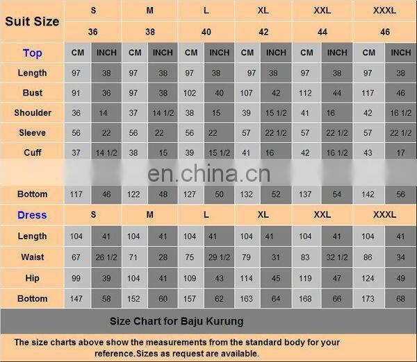 High quality women muslim dress fashion printed design elegant baju kurung peplum