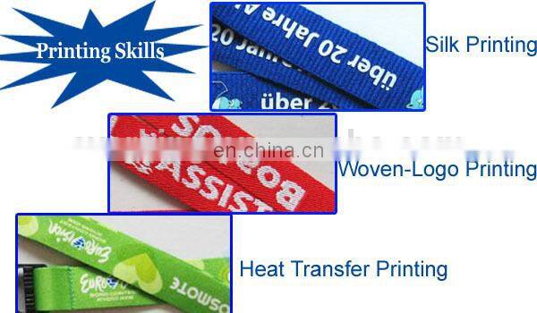 promotional gifts custom personalized lanyard embroidery keychain