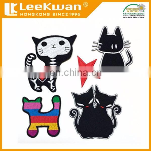 Cute Cats Self-Adhesive On Or Iron On Embroidery Patch/Sticker Ptach