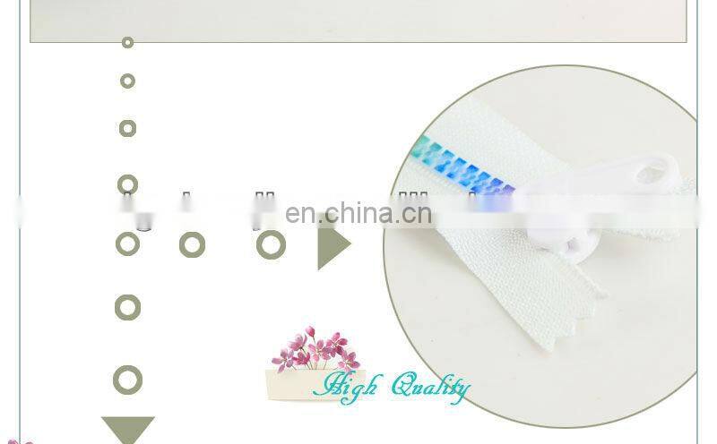 Hot Sale Colored Rainbow Teeth Printed Zipper