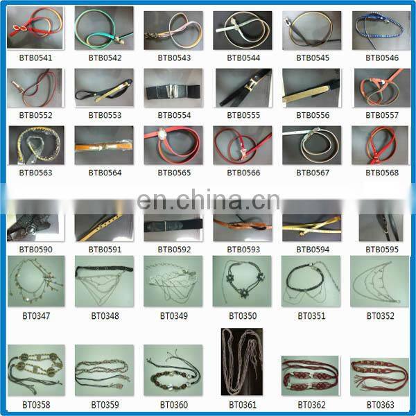 Wholesale high quality genuine PU leather gold belts for men