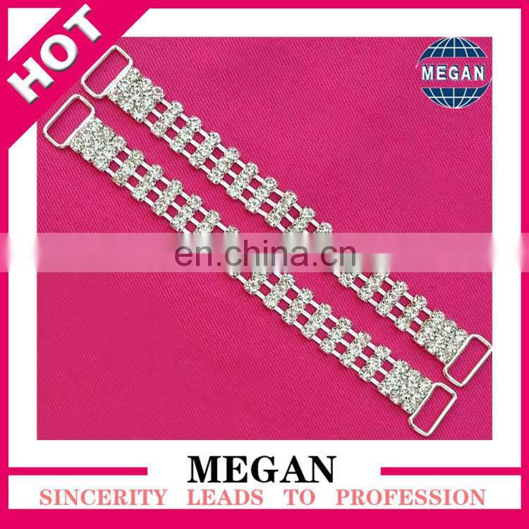 wholesale crystal rhinestone bikini connector for garment