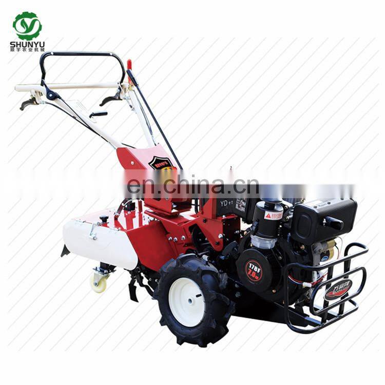 Garden Small Hand Types 4.4kw Diesel engine Powered Cultivator Tiller