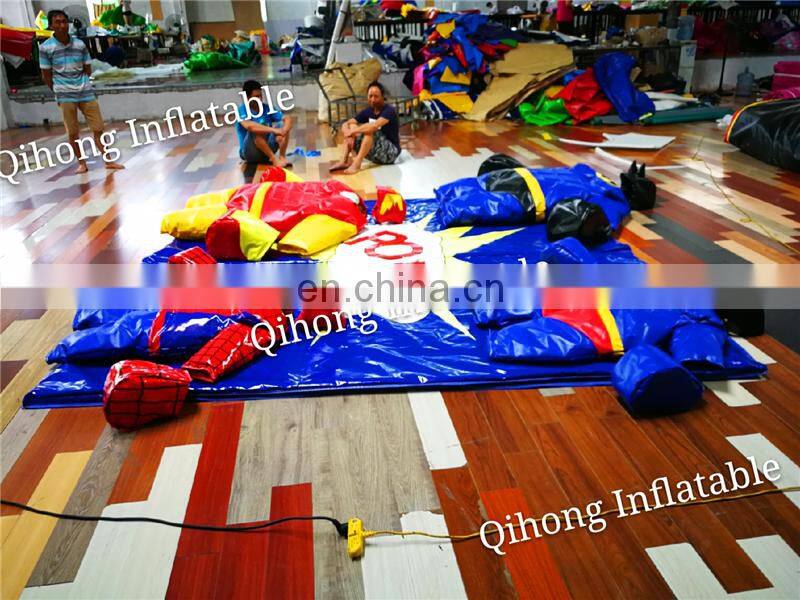 Popular Kids and Adults PVC foam stuffed training inflatable wresting sumo suits with mat