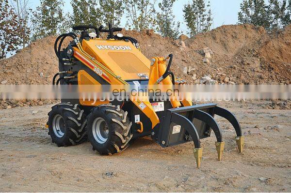 23hp Briggs & Stratton gasoline Mini track skid steer loader for sale