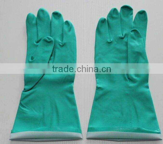 A the best selling esd nitrile gloves/high quality green working gloves for sale