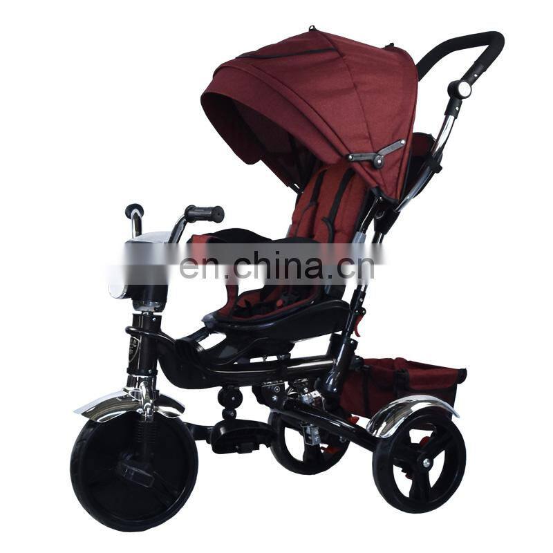 Hot sale kid tricycle baby toys with music / kids balance tricycle 4 wheel ride-on bike (tricycle for kids) / kids tricycle