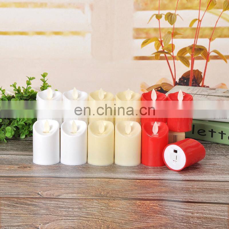 Wedding decoration led light up christmas candle room decoration led candle light