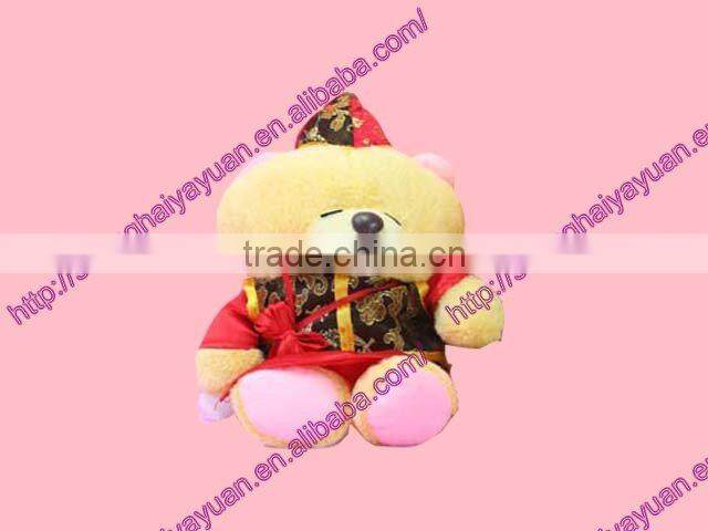 lovely plush sleeping teddy bear costume