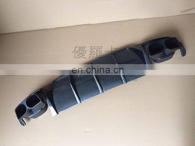 carbon finber diffuser for e class w212 with exhuast tips w212 sport diffuser and muffler tips carbon finber material 2017 styl