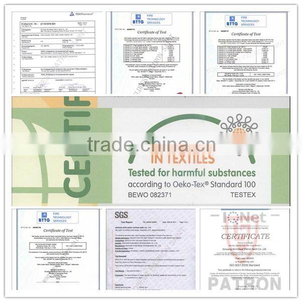 CVC anti-static and FR twill textile with EN1149