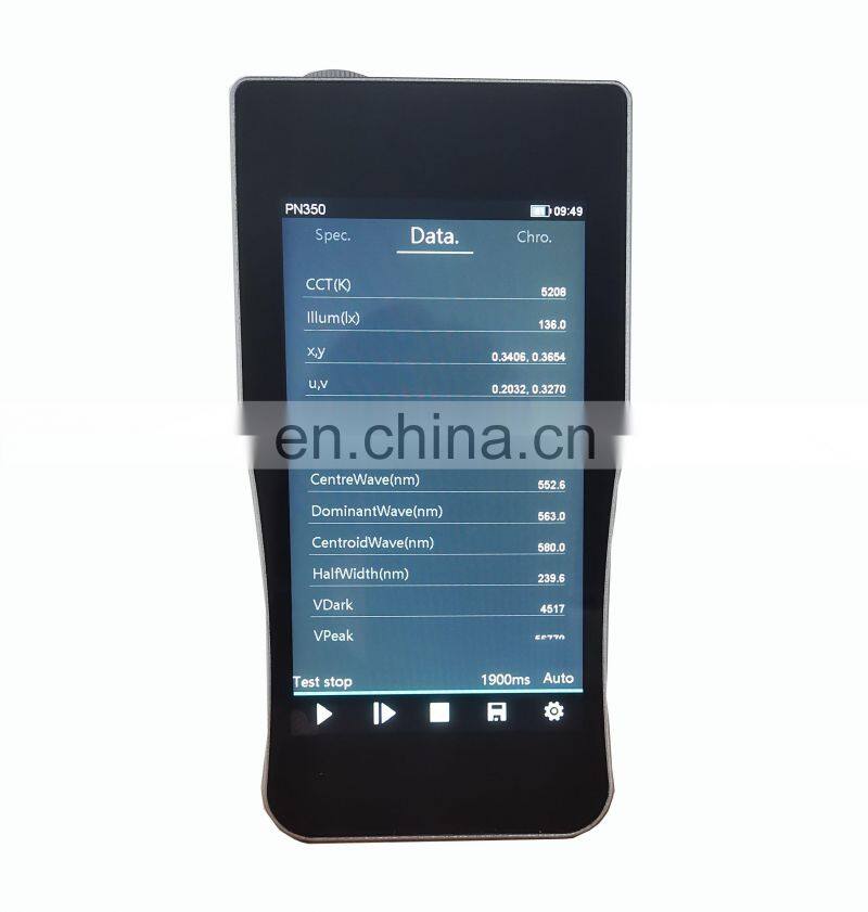 PN350C 380-780nm Hot selling Spectrometer Handheld Spectrometer Spectrum Radiometer