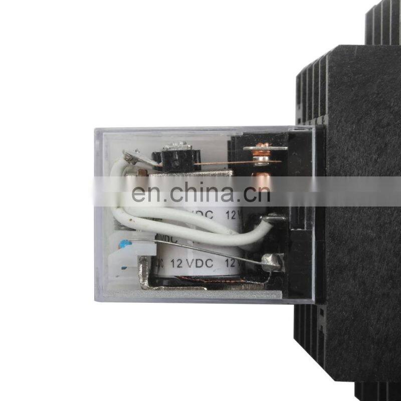 LY4NJ HH64P AC 110V 220V DC 12V DC 24V 14PIN 10A silvercontact Power Relay Coil 4PDTintermediate relay switchwithsocket Base