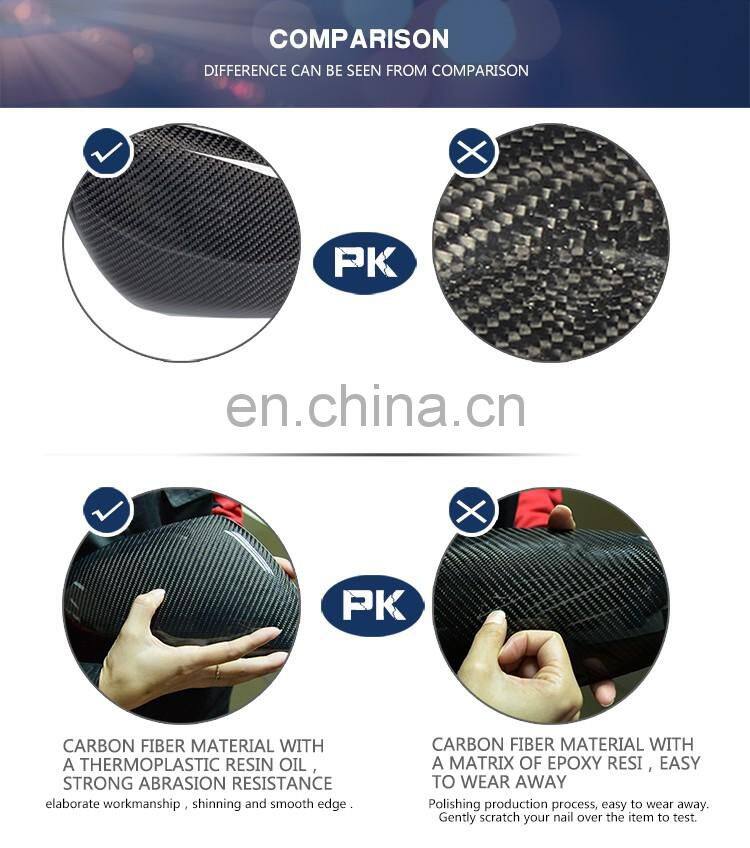 Replacement Carbon Fiber Side Door Rearview Mirror Cover Cap for BMW X5 F15 X6 F16