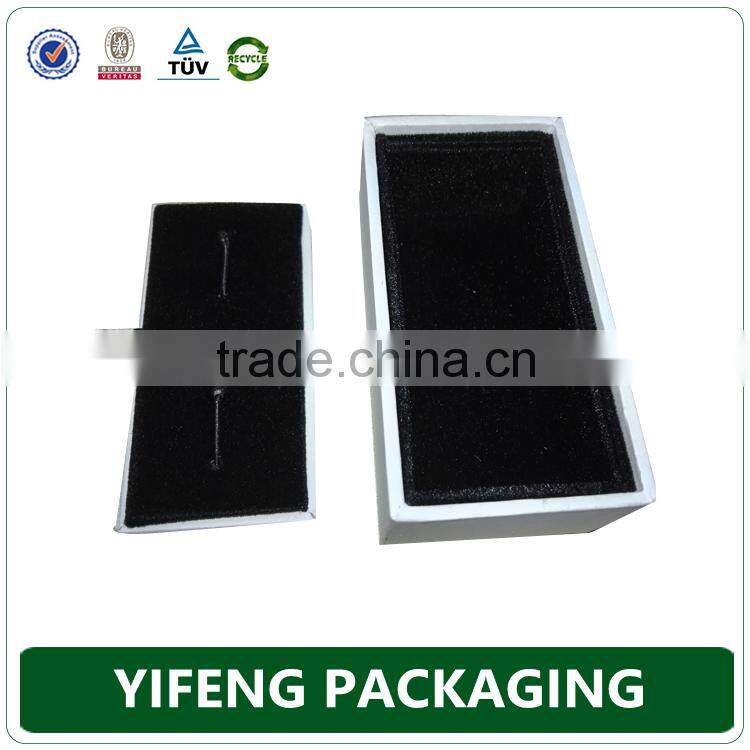 Guangzhou Factory Luxury Necklace Jewelry Packaging Paper white square cardboard box