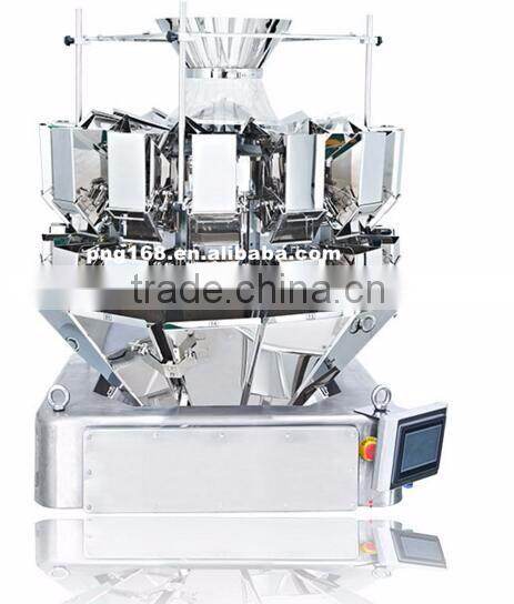 PLC multihead weigher for nuts, beans, chips, candy packing machine
