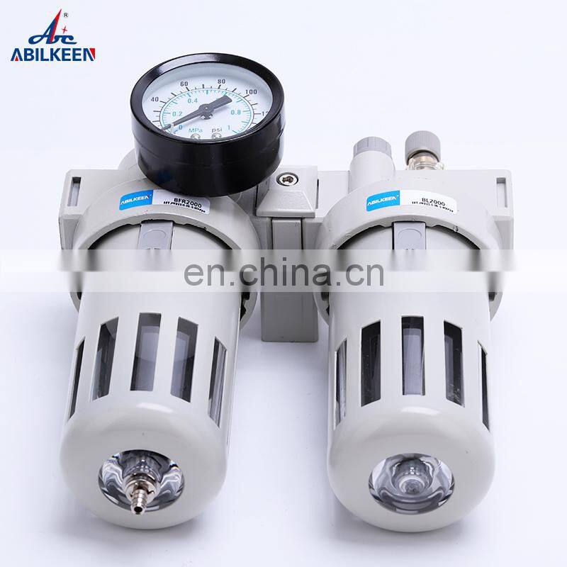BFC4000 Pneumatic Air Source Treatment Unit Pressure Regulator Air Filter Regulator With Different Pressure Drain
