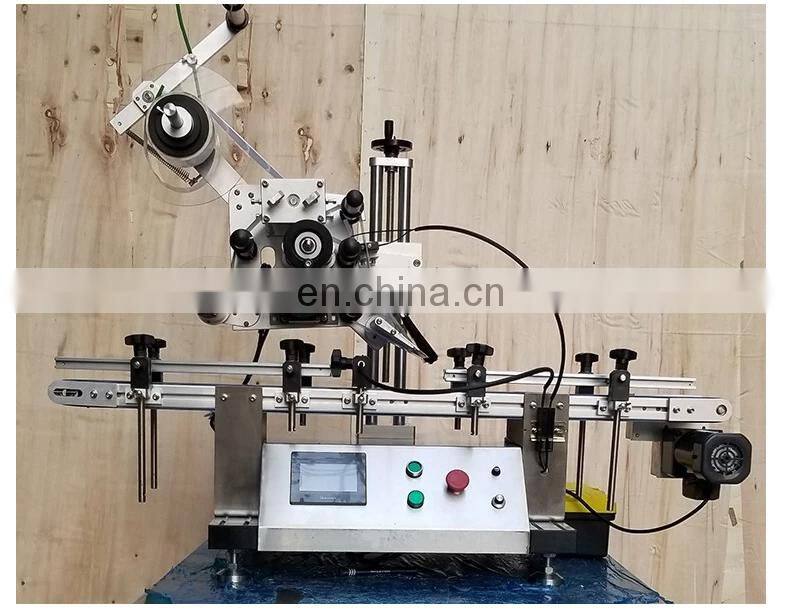 YTK-160 Automatic lighter table top surface flat bottle labeling machine