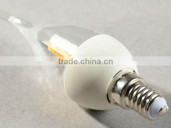 Manufacturer COB LED Candle Light E14 2.2W Flame tip