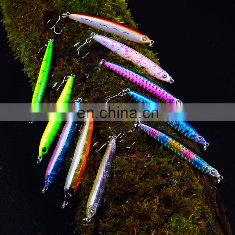 76.5mm fishing pencil VIB bionic lure 8.11g lure poppa sinking pencil fishing tuna popper lure