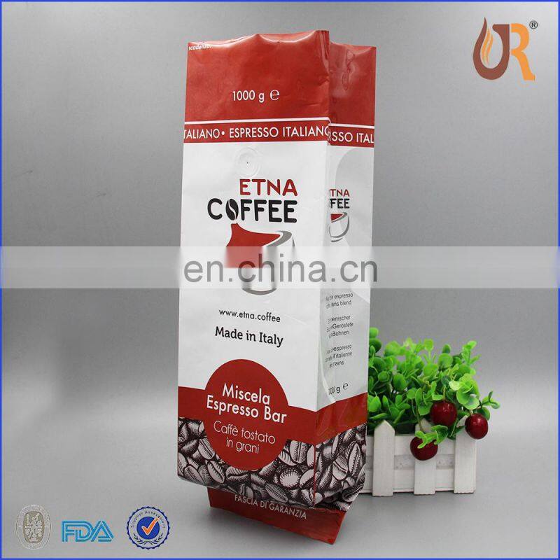 Aluminum foil coffee bags/ side gusset coffee bag/Coffee beans package