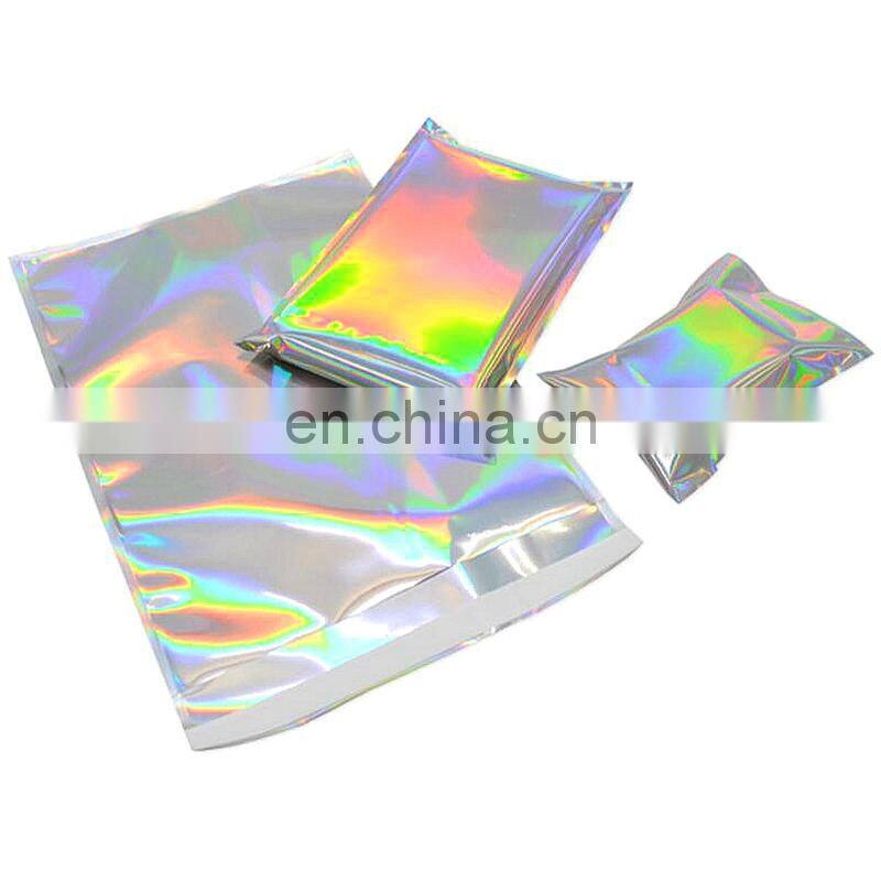 Self adhesive hologram metallic poly mailer express bag
