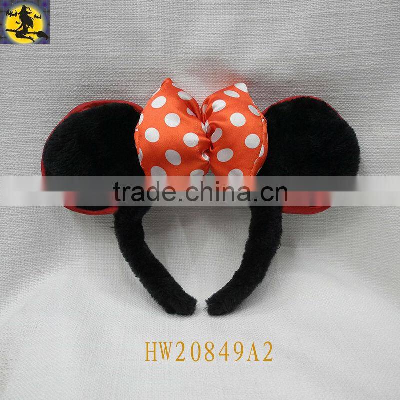 Wholesale Party Pink Minnie Mouse ear Headband
