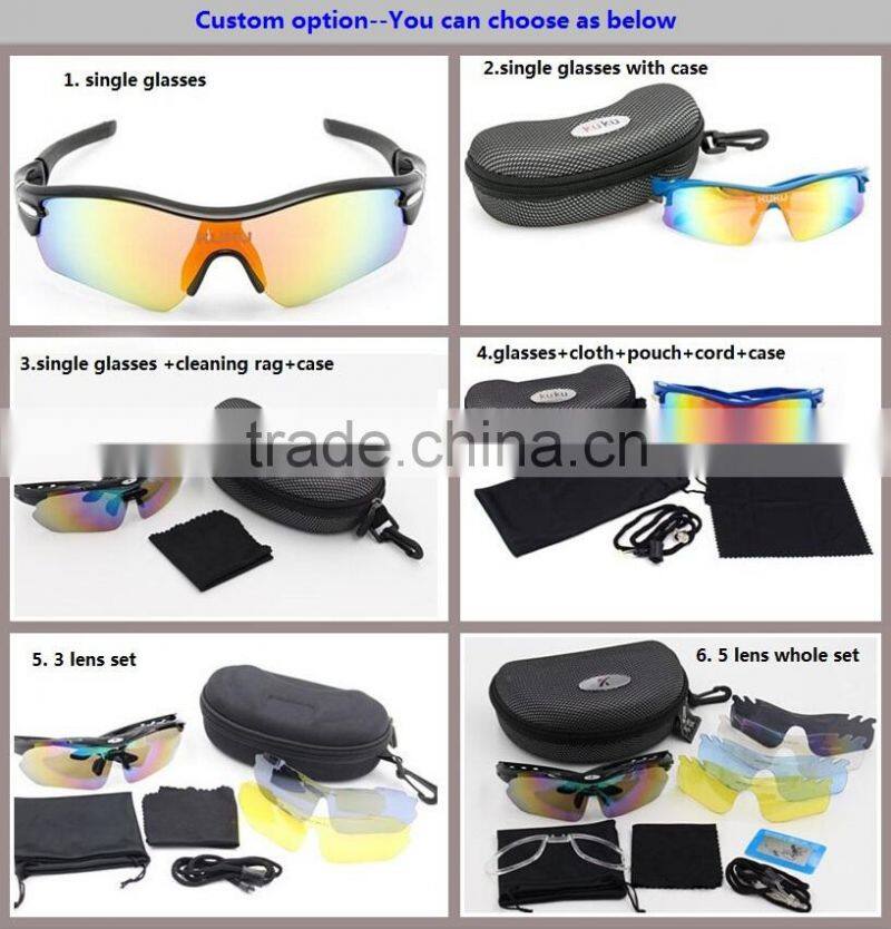 Summer cheap prescription sports eyewear men polarized sunglasses