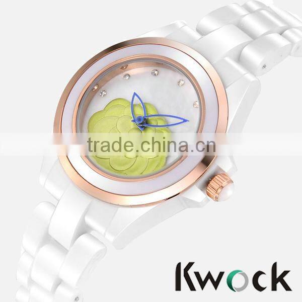 New Design Fashion Vogue Ladies Watch Ceramic Material