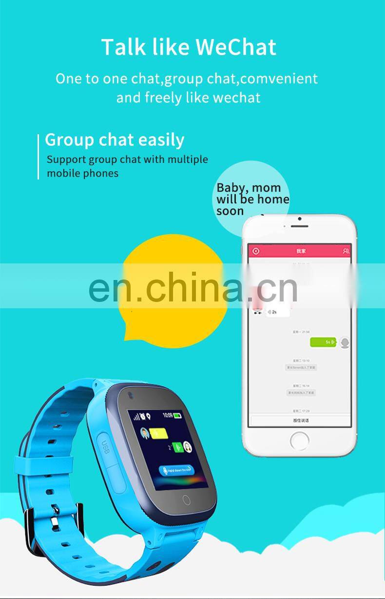 2019 New Private SOS Calling Remote Monitor Smartwatch Phone For Kids, Waterproof Kids Smart watch With Gps IP67 Phone Watch