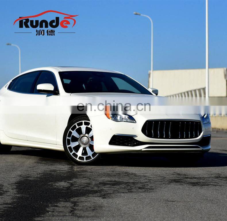 Runde ABS Material Auto Car Body Kit For 2013-2016 Maserati Quattroporte Upgrade to 18-20 New Style body kit