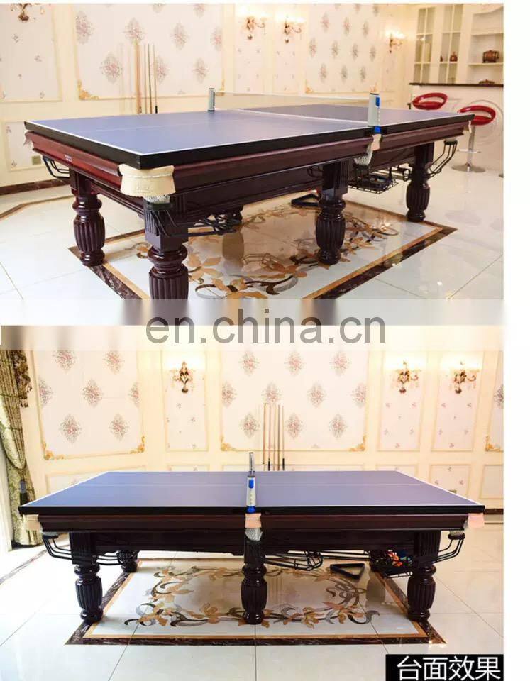 Billiard table home indoor standard adult American black eighty-nine ball billiard table tennis two-in-one dual-use table