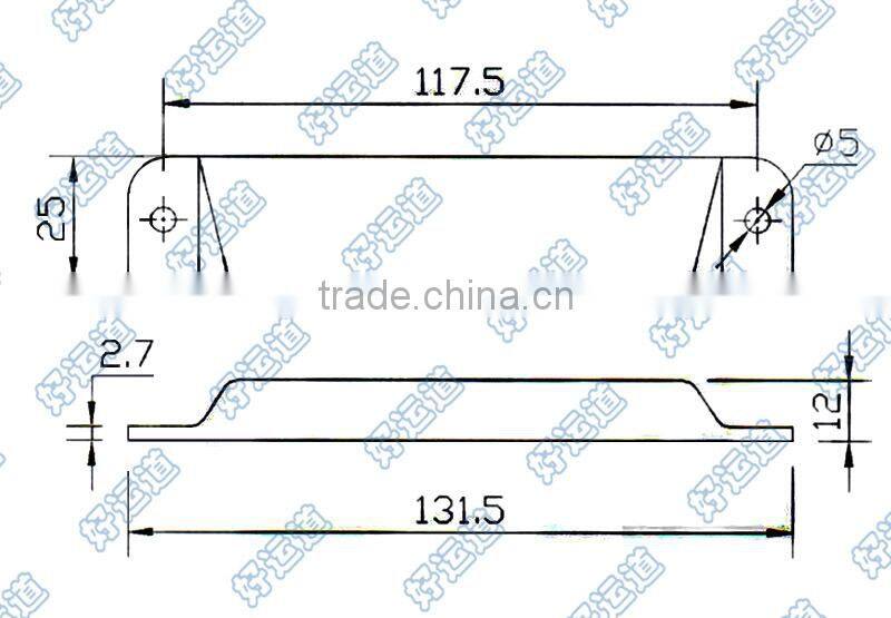 04205 Cargo Track End Cap,End cap short for cargo Track