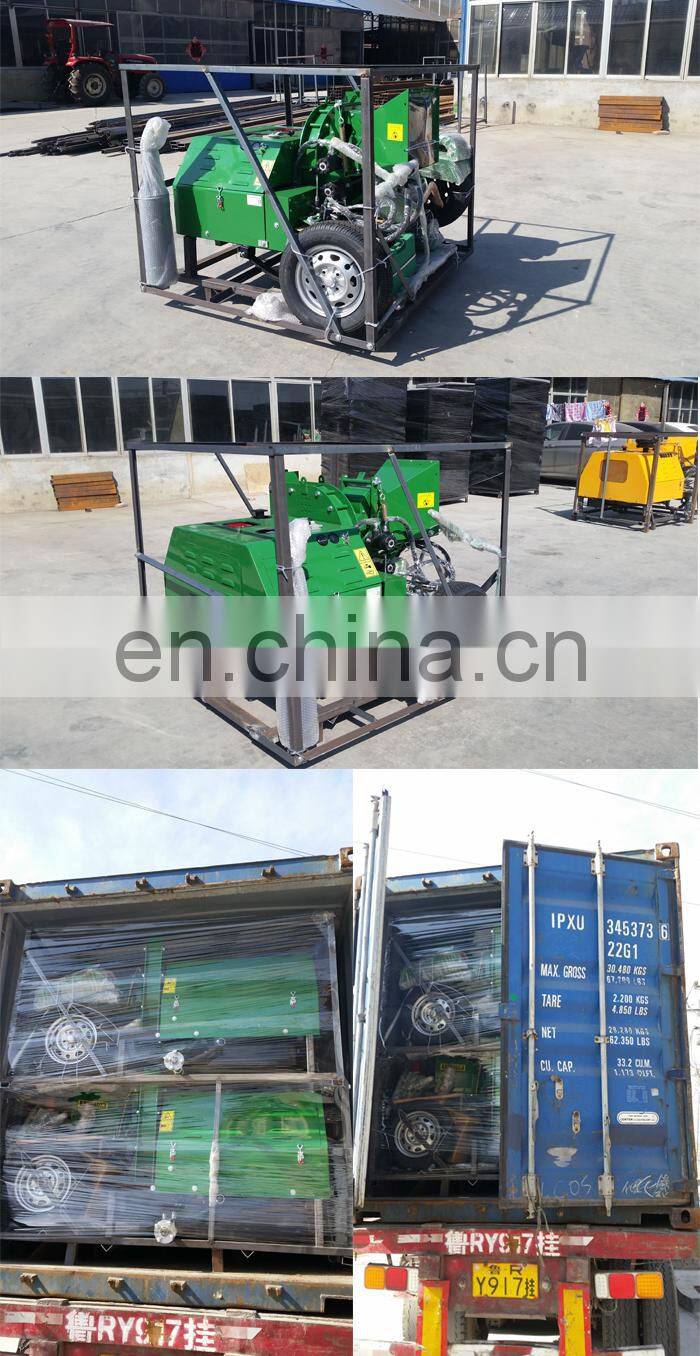 Forestry machinery DWC-40 diesel engine wood chipper shredder/chopper