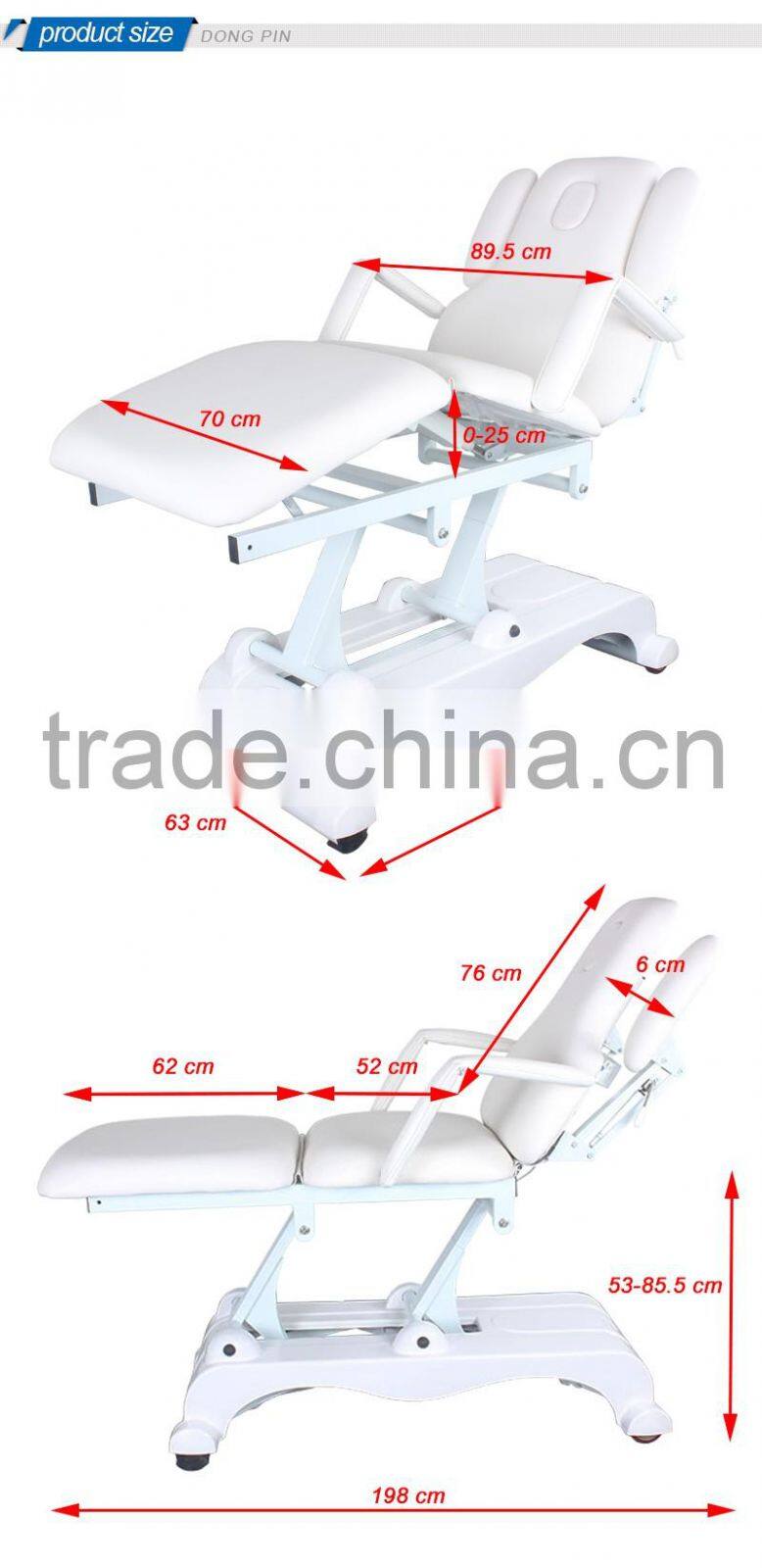 electric lift massage table spa bed