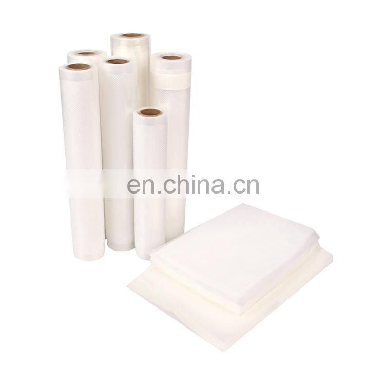 Embossed Plastic Storage Roll Chamber Eco Biodegradable Food Sealed Vacuum Sealer Bag