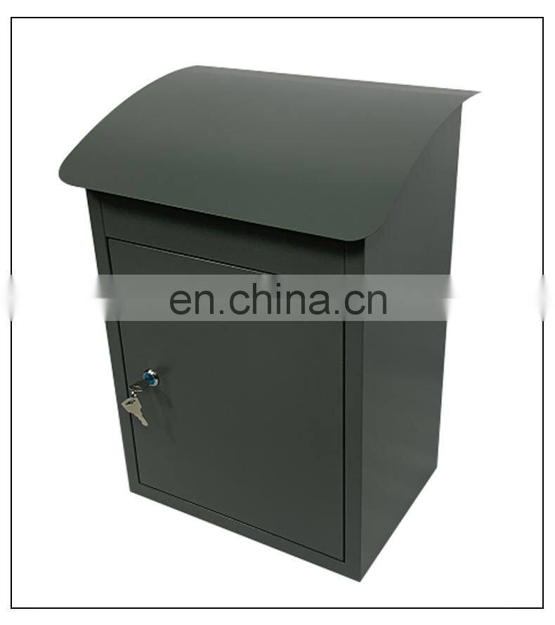Most popular product in asia black mailbox american mail box parcel box