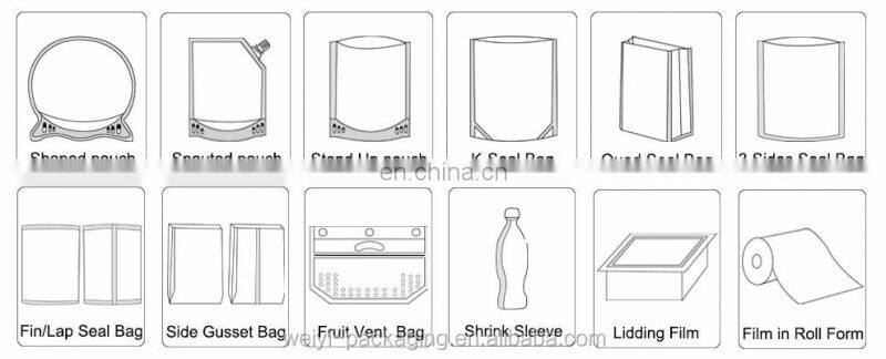 Custom design kraft paper Doypack stand up zipper pouch with clear window for food packaging