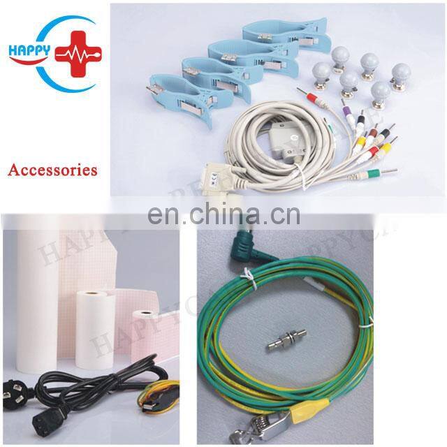 HC-H003 Best choice 7 Inch touch screen ECG machine ( 6 channel ) electrocardiogram holter