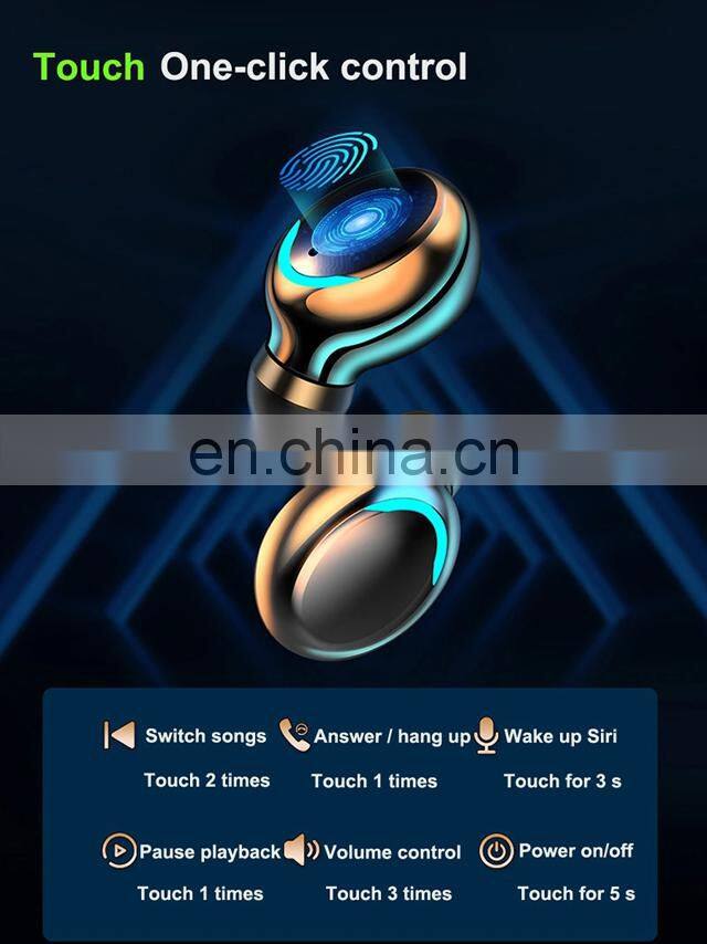 F9 Wifi Ear Wireless Earbuds Earphone Headphones