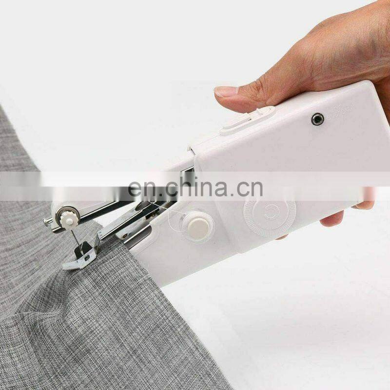 Mini Portable Handheld Cordless Sewing Machine Hand Held Stitch Home Clothes