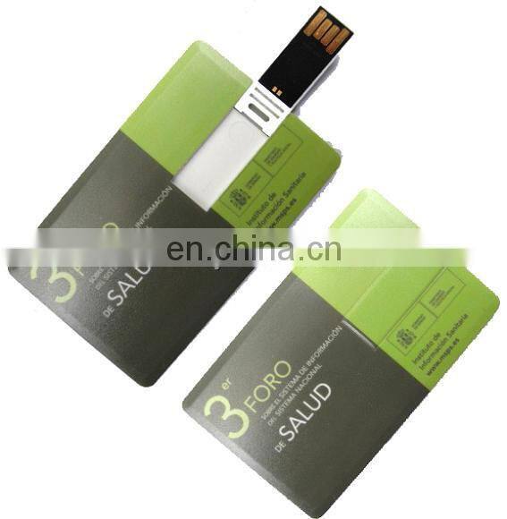 Credit Card Shaped Flash USB Drive