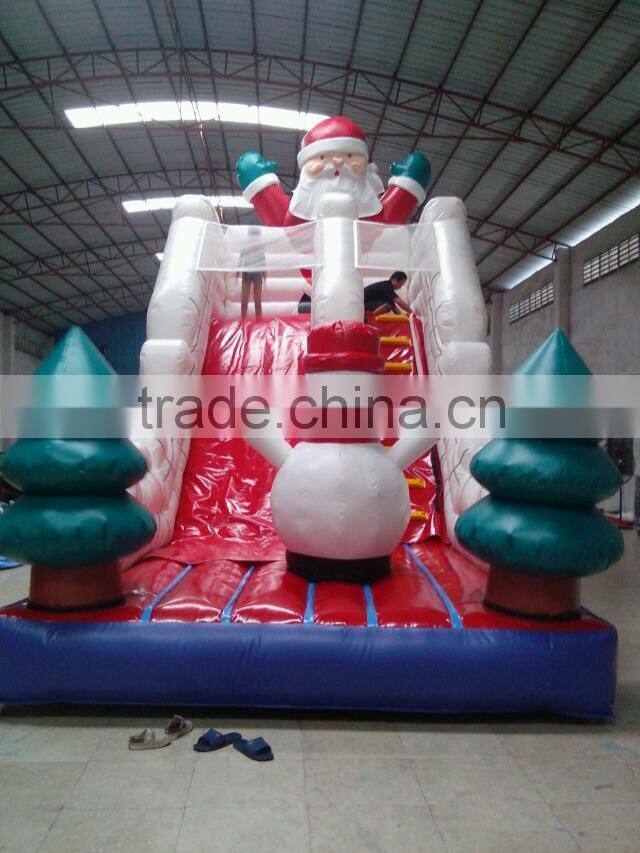 2015 Newest PVC tarpualin Inflatable Water Slides for Christmas day