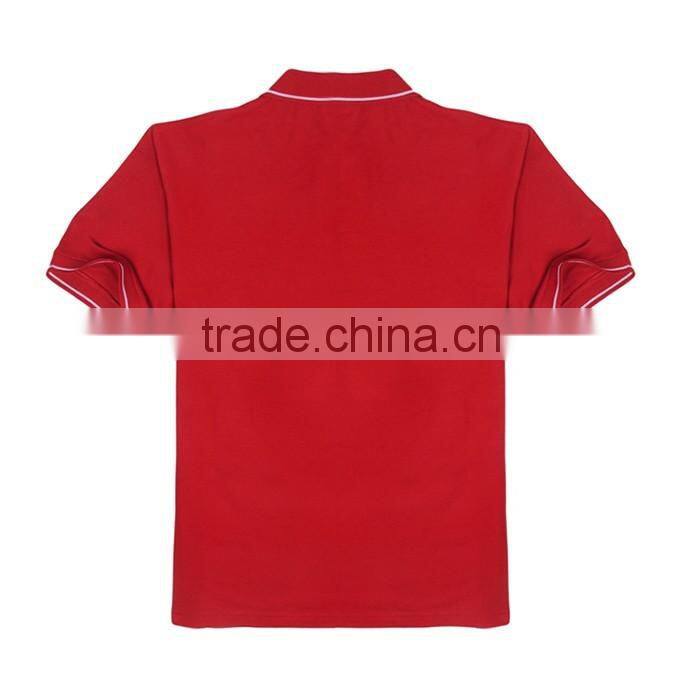 Short Sleeve lapel man t shirt polo, cheapest price t shirt printing in china