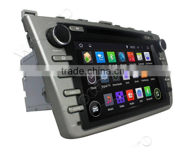 Wecaro WC-MZ8001 android 4.4.4 car gps navigation for mazda 6 car dvd android 2008 - 2012 3G wifi playstore