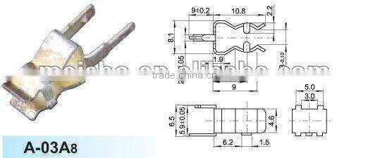 Universal cut out fuse clip